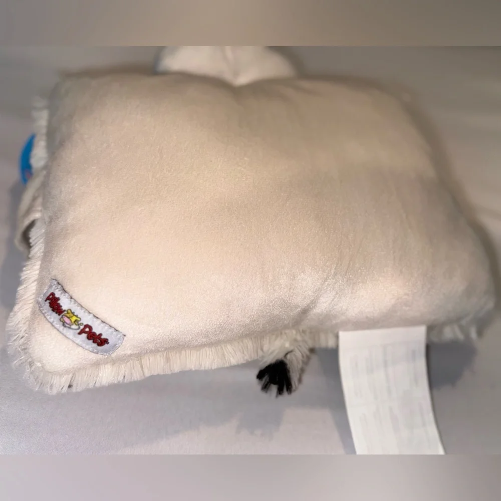 Pillow Pets NWT Plush Cow Pillow Soft Kids Accessory - Black & White